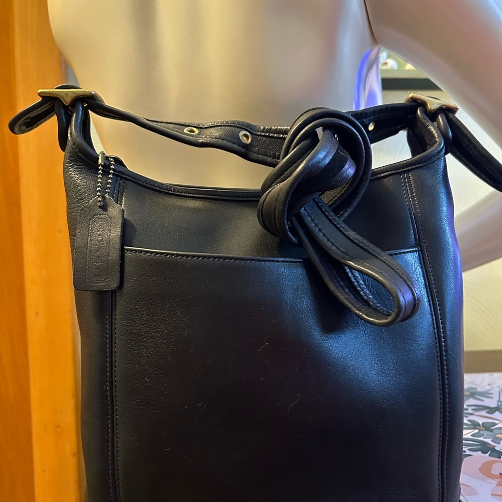 Coach Vintage Black Slim Duffle